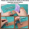 Professional Leather Craft Tool Set, 2-Piece for Stamping and Carving view 3
