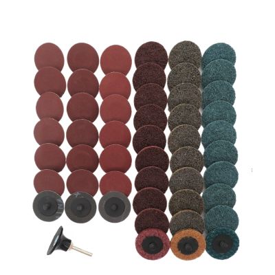 AYWTIUN Silicon Carbide Double-Sided Grinding Discs, 35/46/52 Pieces, 2-Inch Discs with Disc Pad Holder