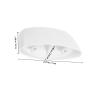HOMOCONO 2-Pack Plastic Steamer Handles, Thickened Side Handles, 3.6 cm Screw Spacing view 2