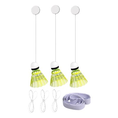 QUILSTM Badminton Self-Training System: Practical Indoor Home Training System with Adjustable Height, Compact Size, and Light Weight