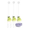QUILSTM Badminton Self-Training System: Practical Indoor Home Training System with Adjustable Height, Compact Size, and Light Weight view 1
