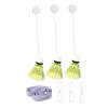 QUILSTM Badminton Self-Training System: Practical Indoor Home Training System with Adjustable Height, Compact Size, and Light Weight view 2