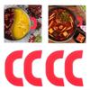 Heat-Resistant Silicone Pot Handle Covers, 4 Pieces view 4