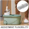 minkissy 4-Piece Metal Cleaning Rod Adapters, 19 mm Threaded Connection with Flexible Telescopic Extension view 3