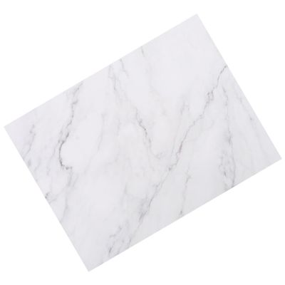 Rectangular Marble Sushi Board, Lightweight, White, for the Kitchen