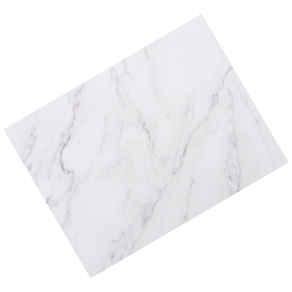 Rectangular Marble Sushi Board, Lightweight, White, for the Kitchen