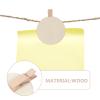 HOMOCONO 50 Round Photo Clips with Rustic Charm for DIY Crafts and Travel view 3