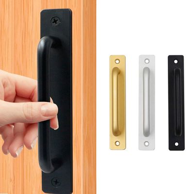 Helilyco Aluminum Sliding Handle, Brushed Finish, 212 x 25 mm