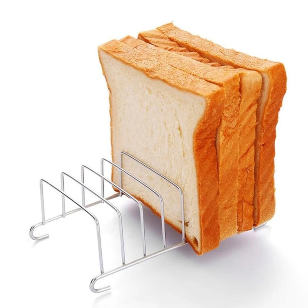 Helilyco Stainless Steel Toast Rack with 8 Slots