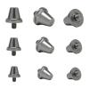 Tsophreniq 12-Piece Aluminum Football Cleat Studs, 5 mm Replacement view 1