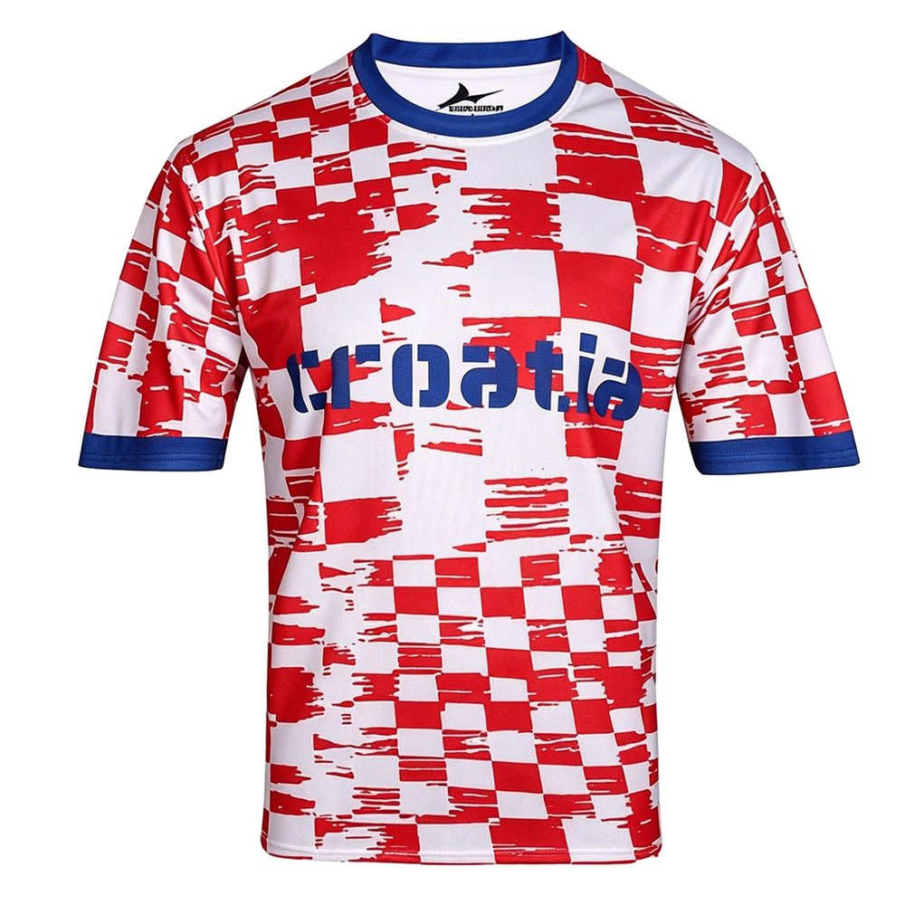 2026 World Cup 48-Country Soccer Fan T-Shirt, Croatia, XL