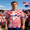 2026 World Cup 48-Country Soccer Fan T-Shirt, Croatia, XL view 2