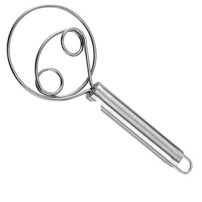 Helilyco Danish Dough Whisk, Stainless Steel