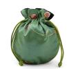 Satin Packaging Bags, Silk Brocade Satin Drawstring Jewelry Bags, Damask Gift Bags for Christmas and Weddings, Embroidered (3,10 Pcs) view 4