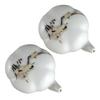 FRCOLOR 2-Piece Ceramic Water Dropper Set with Hand-Painted Plum Blossom Design for Calligraphy and Painting view 1