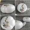 FRCOLOR 2-Piece Ceramic Water Dropper Set with Hand-Painted Plum Blossom Design for Calligraphy and Painting view 4