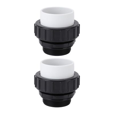 Emoshayoga 2-Pack 2-Inch PVC High-Temperature Unions for Intelliflo Pool Pumps