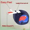 NineLeaf Compatible Label Tape for Dymo LetraTag, Black on Red, 12 mm x 4 m, 5-Pack view 3