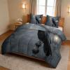 4-Season Quilt 200 x 200 cm, Gothic Raven Forest, Gray view 2