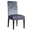 QXBFNDC Velvet Chair Cover, Universal Stretch Protector, Elastic Seat Cover for Restaurant, Banquet, Hotel (Red Wine) view 3