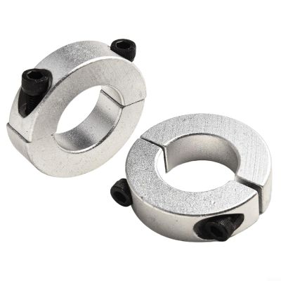 Heavy-Duty Double-Split Shaft Collar Clamp, 20–30 mm ID, Aluminum Retaining Collar Set (30 mm)