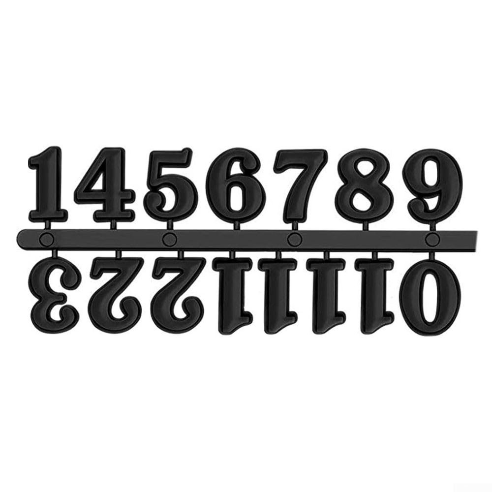 DIY Clock Numbers Set with Roman and Arabic Numerals