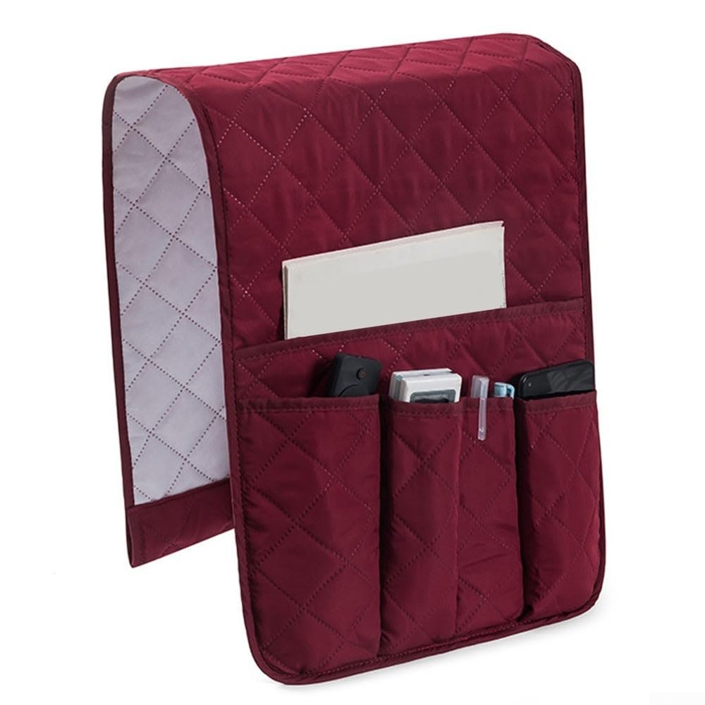 Sofa Armrest Protector with Hanging Side Pocket