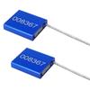 Metal Steel Cable Tamper-Evident Seals, 1,000 Pack, Numbered Security Labels for Trucks view 2