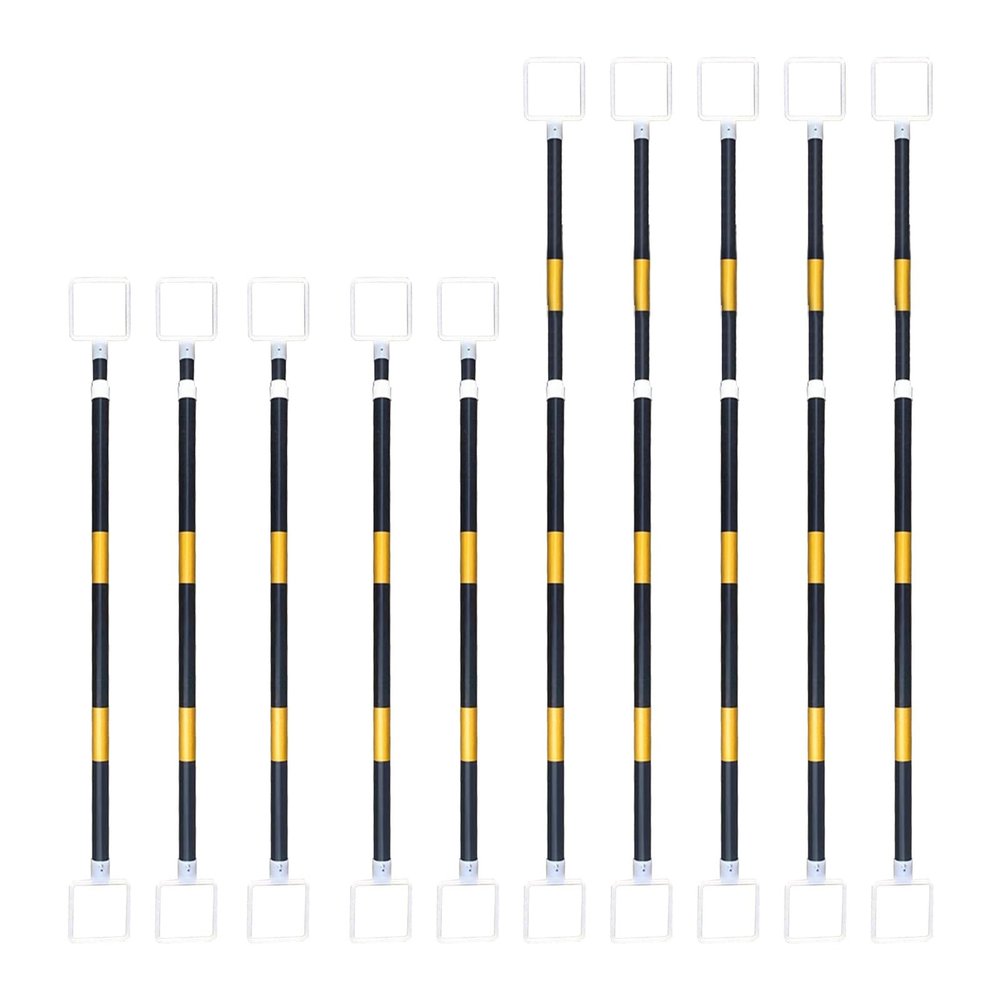 Adjustable Traffic Cone Connecting Bars, 1.2–2 m, Reflective, 40-Pack