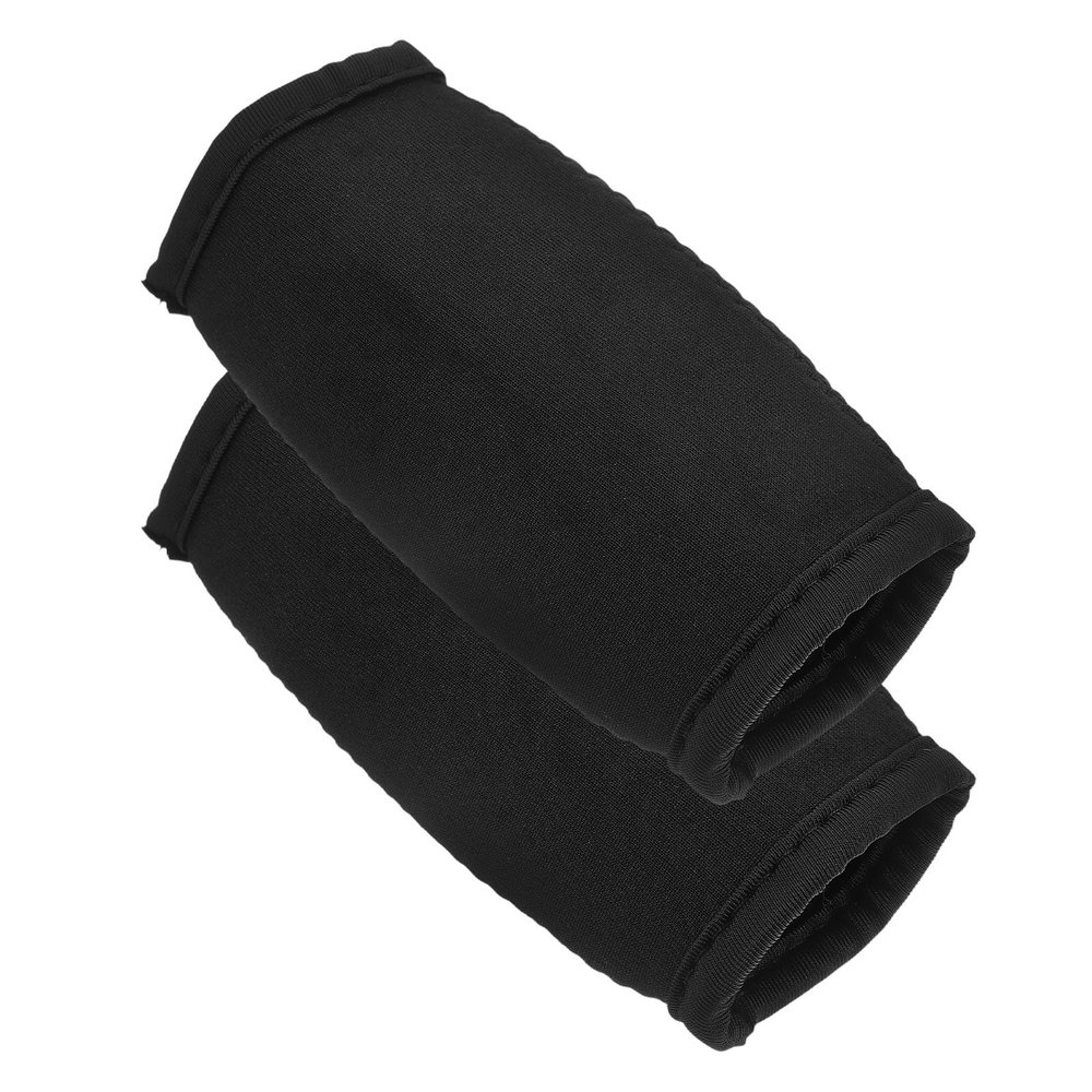 Housoutil Black Polyester Chin Guards for Helmets, 2-Pack