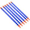 BEAZOOM Flexible Coolant Hose, 300 mm, with Round Nozzle for Lathes and CNC Milling Machines, Plastic L-Shaped Water Pipe, 12 mm Thread, 6-Pack view 3