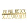 Quartz Clock Hand Replacement with DIY Roman and Arabic Numerals (Gold Roman) view 1