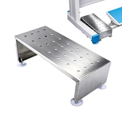 Sewing Machine Footrest | Ergonomic, Height-Adjustable Stainless Steel Stand with Foot Pedal Support