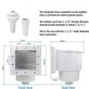 Above-Ground Pool Skimmer Kit SP1091LX Replacement with Front Plate, Weir and Basket, White view 2
