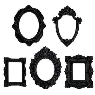 Miniature Vintage Photo Frames | Set of 5 Resin Frames