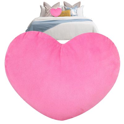 Heart-Shaped Throw Pillow