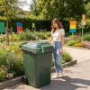 Trash Can Lid Lock | 2-Pack Garden Waste Bin Lock view 2