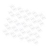 SEAFRONT 50-Pack 16 mm Comb Binding Spines, 3-Ring, PP Binding Spines for Reports, Presentations, Documents, Photo Albums, Transparent view 3