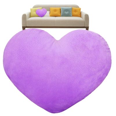 Heart-Shaped Plush Pillow