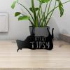 Wooden Cow Figure - Let's Get Tipsy Decoration view 2