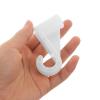 KHBUAB Closet Rod Holders, White Plastic, 10-Pack view 4