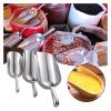 6-Piece Stainless Steel Food Scoops, Size S view 2