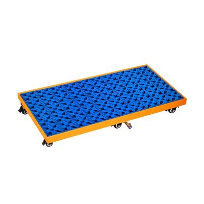 Leak-Proof Spill Containment Tray with Drain, 65 x 65 x 15 cm
