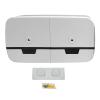 Tissting Double-Roll Paper Towel Dispenser with Viewing Window view 1