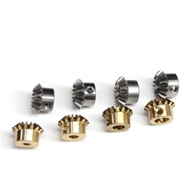 WEKONUMEX Bevel Gear, Straight Bevel Gear, Module 1, 20 Teeth, 90°, 45, Steel/Copper (8 mm, 1M20T, Steel)