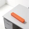 Nylon Vise Jaw Pads with Magnets, Grooved Profile, Orange, 1 Pair (6-Inch) view 3