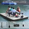 Generic Inflatable Fishing Dock, 200 kg Capacity, 30 cm Thick PVC Pontoon with Motor Mount, Non-Slip EVA Deck for Lake Camping & Water Sports, Quick-Setup Portable Platform view 4