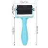 Qcwwy Rubber Brayer Roller with Blue Handle view 4