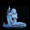 Bhowsa 1/24 Sci-Fi Agent Warrior Resin Model Kit, Unpainted and Unassembled view 1
