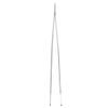 KikoSpark Chinese Tea Tongs Kongfu Dao Silver Metal, 19.1 cm view 2